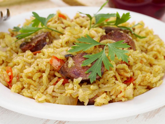 arroz con tropezones | receta de Al Sur Gourmet
